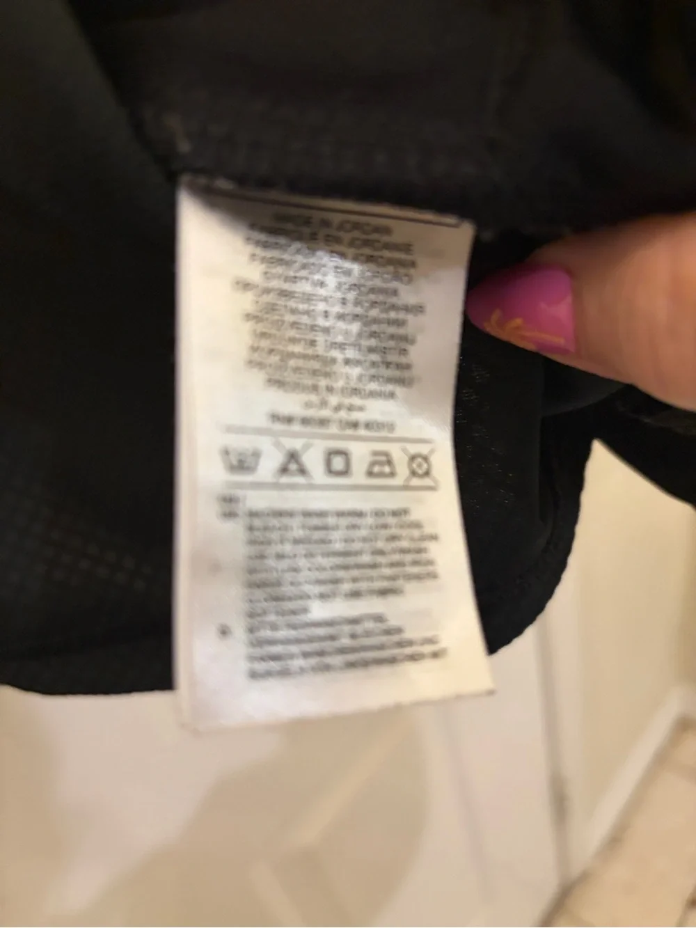adidas Black Jacket with White Logo Print